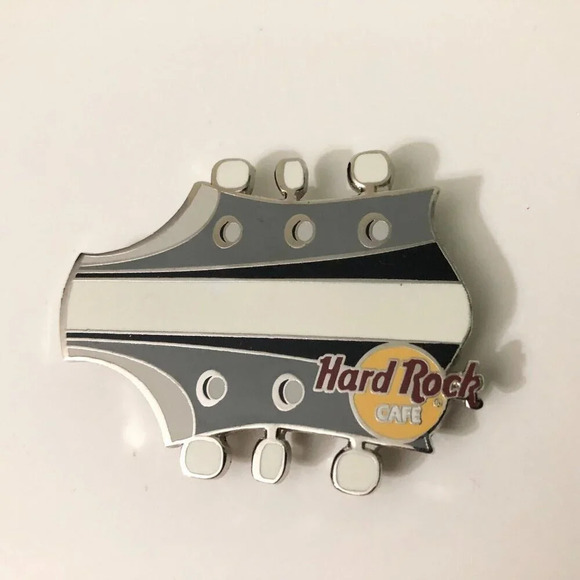 Hard Rock Cafe Magnetic Pin Name Tag Guitar Head - Picture 13 of 15